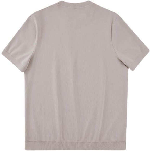 Mens Premium Moisture Wicking Shirt Crew Neck Knitted T-Shirt Short Sleeve - Picture 5 of 6